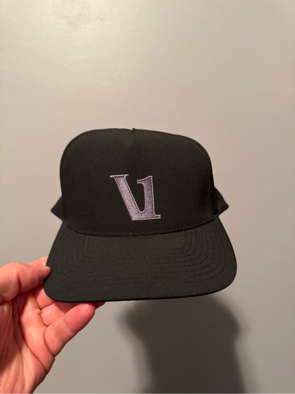 Vuori Black Baseball Cap with Subtle Inner Branding